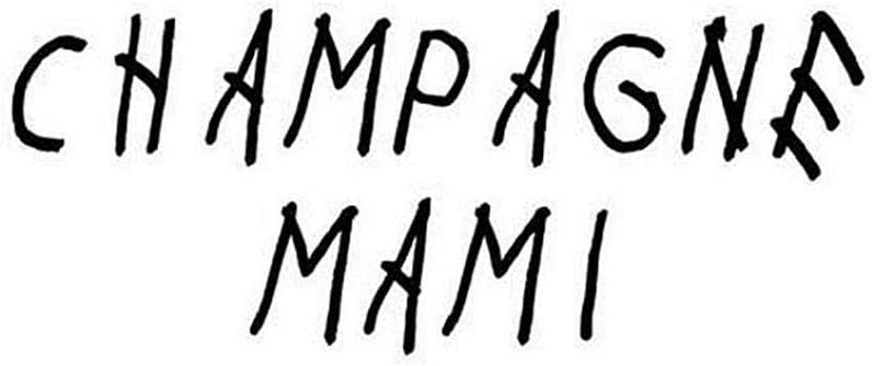 Rrunzfon Pegatinas de Pared Champagne Refranes de Las Palabras Arte