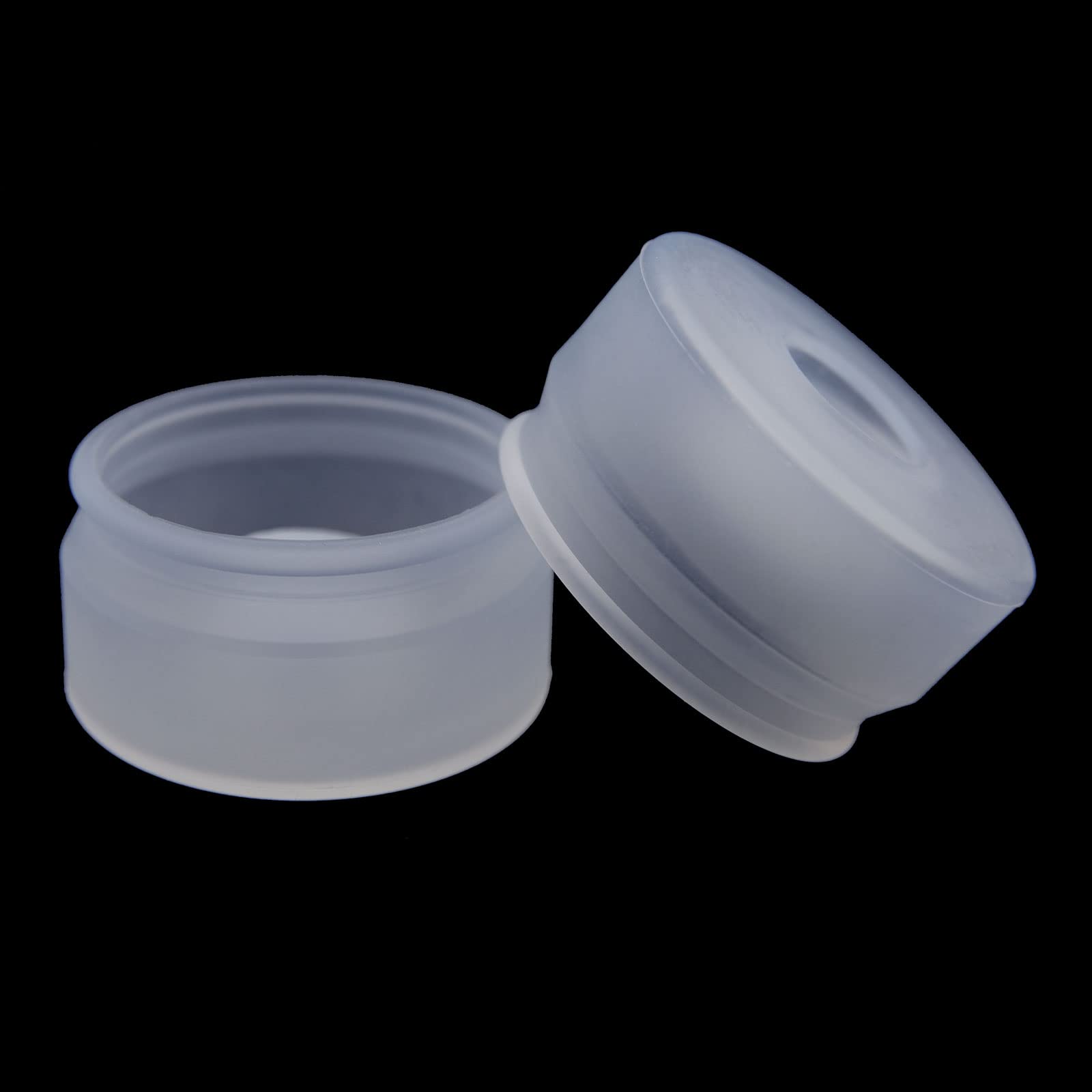 Photo 1 of 3 & 5 Gallon Water Jug Cap Reusable Silicone Replacement Cap Lids, Non Spill 55mm Water Bottle Caps for Snap Top Bottle and Water Dispenser Plastic Bottles (Pack of 2)