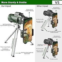 JLHT 40X60 Monocular Telescope High Power Monocular