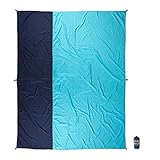 ✦ Mr. Big Stuff #1 Beach Blanket ✦ Best Beach / Picnic Blanket Large (9' x 7') and Lightweight (17 oz.) Includes Built-In Sand Anchors and Stake Loops Made From Strong RipStop Parachute Nylon
