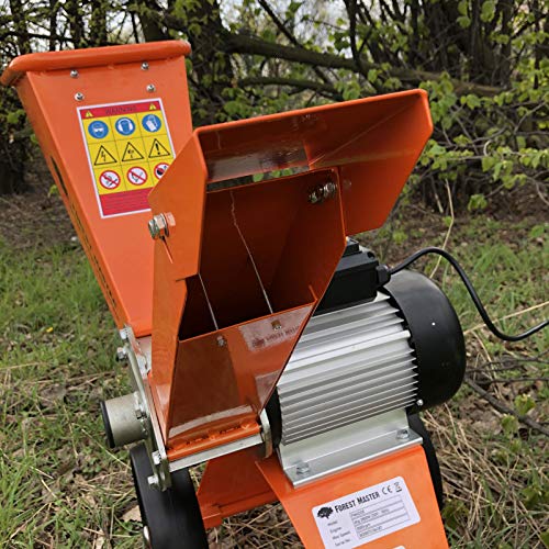 Forest Master Häcksler 2800 Watt 4 Ps AST Laub Holz Garten-Häcksler Garten-Schredder E-Häcksler – Bild 5