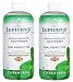 Lumineux Oral Essentials Mouthwash 2pck | Clean & Fresh Breath Certified Non Toxic | Fresh Breath 14 Days w/o Sensitivity | Fluoride Free | NO Alcohol, Artificial Colors, SLS Free, Dentist Formulated primary