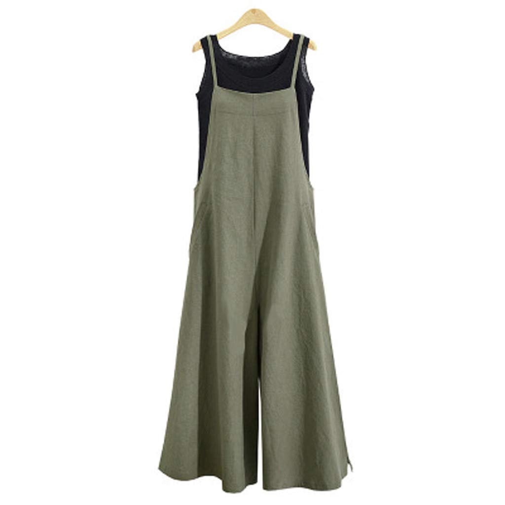 FRAUIT Salopette Donna Lunga Taglie Forti in Lino Plus Size Oversize  Salopette Premaman Larga Tuta Jumpsuit Ragazza Taglie Comode Salopette  Elegante Cerimonia Romper Pagliaccetto Monopezzi Gonne urban-earth.co.uk