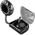 Andis 80745 Ionic Professional Bonnet Hair Dryer - Includes 40" Flexible Hose & Convenient Storage Case, Fits on Average Size of 1" Roller, 2-Speed/ 2 Heat Settings for Styling - 500 Watts, Black
