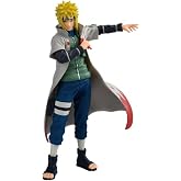 Banpresto - Naruto Shippuden - Minato Namikaze Figure | Naruto Shippuden 9 Inch Statue Figure Bandai Spirits - Minato Namikaze