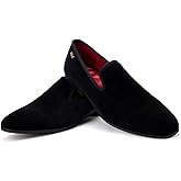 JITAI Men's Dress Shoes - Casual Rubber & Leather Loafers for Men - Fashion Business Formal Wear