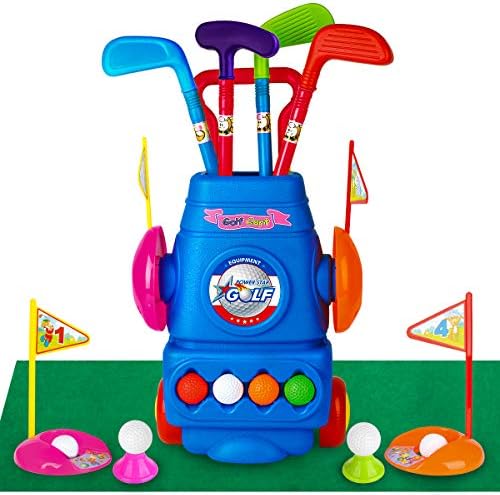 Meland Kids Golf Club Set – Toddler Golf Ball Game Play Set Sports Toys Gift for Boys Girls 3 4 5 6 Year Old Meland Kids Golf Club Set – Toddler Golf Ball Game Play Set Sports Toys Gift for Boys Girls 3 4 5 6 Year Old