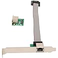 Gigabit Ethernet Server Network Adapter, M.2 A E I210AT Gigabit Server Network Card, 10/100/1000Mbps RJ45 Single Port Ethernet Card NIC for Windows, Server, Linux