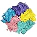 Pastel Rainbow Balloons - 12 Inch Purple Yellow Aqua Blue Light Pink Latex Balloon for 1st Unicorn Birthday Party Decorations, Ice Cream Baby shower, Bridal Shower 100pcs