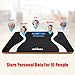 aickar Bathroom Scale 400 Lbs Capacity Bathroom Scale Measures Weight, Body Fat, Water, & Bone Mass Body Weight Scale Digital Body Weight Scale