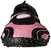 Womens Water Shoes Aqua Socks Pool Beach ,Yoga,Dance and Exercise (8, Black/Pink 1185L)