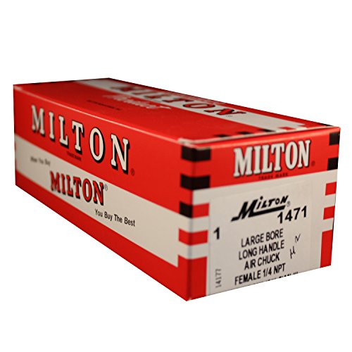 Milton 1471 1/4" FNPT Long Handled Lock On Air Chuck