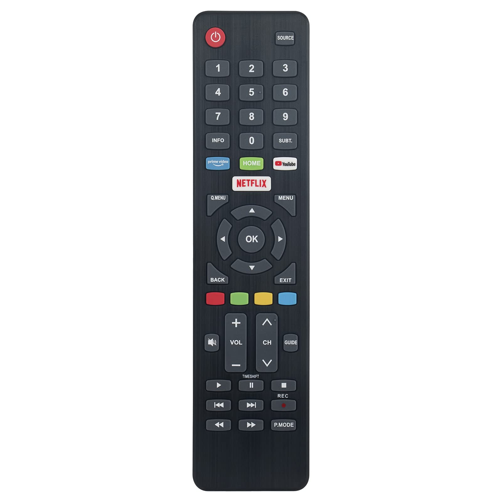 Replacement Remote Control Fit for Linsar Ultra HD Smart TV LS75UHDSM20 LS82UHDSM20 LS65UHDSM21