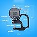 CAIDU Portable Digital Thickness Gage Gauge 0.0005-0.5-inch | 0.01-12.7mm Range Electronic Micrometer Inch/Metric | Electronic Percentage Thickness Meter with Precise LCD Display