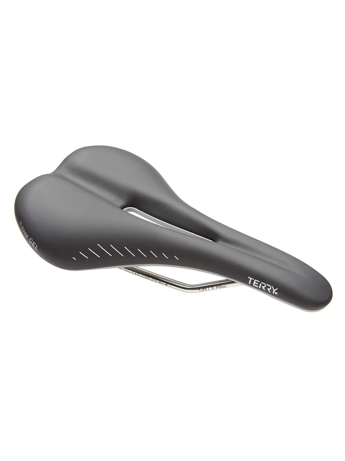 Terry Raven Ti Gel Bike Saddle - Bicycle Seat for Women & Men (Unisex) - Flexible & Comfortable, Syntethic Dura-Tek Cover
