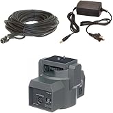 Bescor MP1XL Motorized Pan and Tilt Head Kit; Includes MP101 Motorized Pan &amp; Tilt Head, RE50 RE-50 50' Remote Extension Cable &amp; PS260 AC Power Supply
