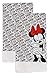 Disney 100% Cotton Kitchen Towels, 2pk, Perfect for Drying Dishes & Hands, Absorbent, Light Weight, and Adorable- Machine Washable- 16” x 26”- Minnie Mouse