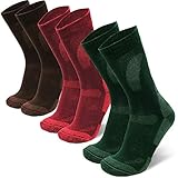 Merino Wool Hiking & Walking Socks for Men, Women & Kids, Trekking, Multipack