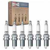 6 pc Champion Copper Plus Spark Plugs for Jeep Cherokee 4.0L L6 1987-90 | Copper-core center dissipates heat fast across thousands of fitments. 20,000-30,000 mile reliability.