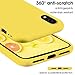 iPhone XR Case,Pelipop Colorful Yellow Slim Fit Anti-Scratch Soft TPU Gel Silicone Skin Frosted Protective iPhone Cover for iPhone XR(Yellow)