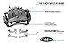 Callahan Front Braks For HONDA CIVIC EX LX Si GX DX INSIGHT Replacement Calipers