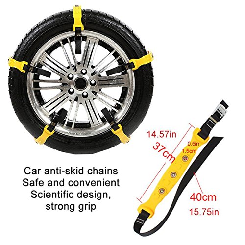 2 HUBORLOVES+Chains+Anti+Skid+Traction+Anti+Slip