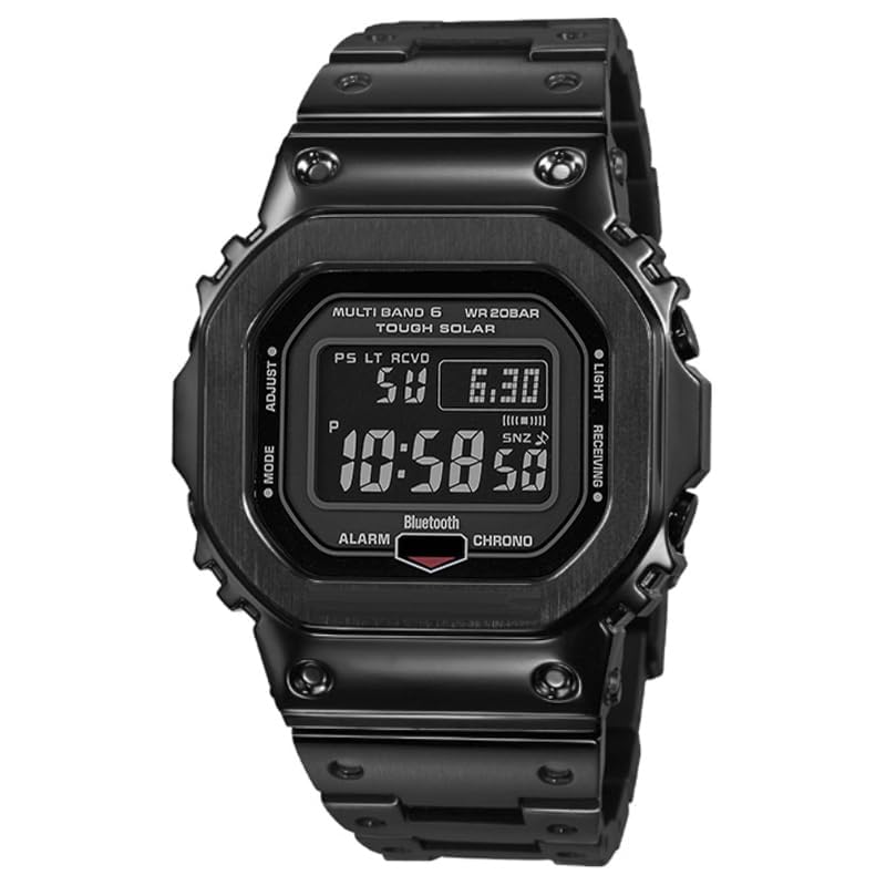 DW5600 Case Band Mod Kit, Stainless Steel Case Bezel Strap Bracelet Compatible with Casio G-Shock DW5600, GW-B5600, GB5600, GWX5600, DW5025/ DW5700/ DW5735/ DW5750