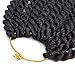 Ago 6Packs 12inch Havana Twist Crochet Hair Senegalese Twists Hair Low Temperature Braiding Hair 12Strands/Pack(12inch/6packs, 1B#)