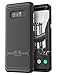 Jaagd Galaxy Note 8 Case, Slim Shock-Absorbing Modern Slim Non-Slip Grip Cell Phone Cases for Samsung Galaxy Note 8 (Black)