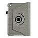 Fintie iPad mini 4 Case - 360 Degree Rotating Stand Case with Smart Cover Auto Sleep / Wake Feature for Apple iPad mini 4 (2015 Release), Denim Grey