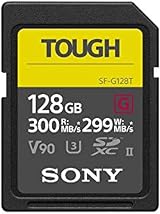 Sony 128GB SF-G Tough UHS II U3 V90 SD Card Read 300MB/s Write 299MB/s view 1