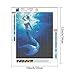 HaiMay 4 Pack DIY 5D Diamond Painting by Number Kits Full Drill Embroidery Pictures Arts Craft for Home Wall Decoration, Mermaid(10 × 12 inch)