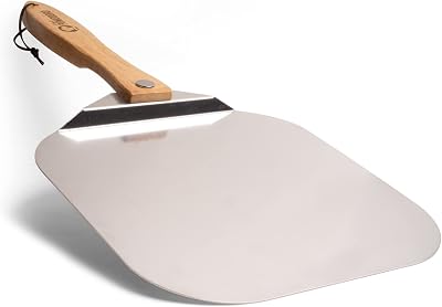 Chef Pomodoro Pizza Peel 30x36cm Aluminum Foldable Wood Handle Pizza Paddle