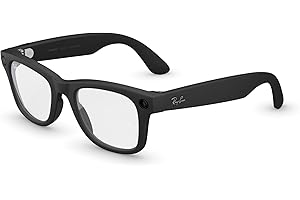 Meta Ray-Ban (Gen 2), Wayfarer, Matte Black | Smart AI Glasses for Men, Women — 2x Battery Life — 3K Ultra HD — 12 MP Ultra-Wide Camera, Audio, Video Recording — Clear Lenses — Wearable Technology4.3 out of 5 stars 777$379.00