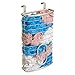 mDesign Steel Hanging Cabinet Organizer, Pearl Champagne, 3