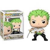 Funko Roronoa Zoro Two Swords Style + Pop Protector: One Piece 2024 Pop! Animation Vinyl Figure (Gift Set Bundled with ToyBop Brand Box Protector Collector Case)