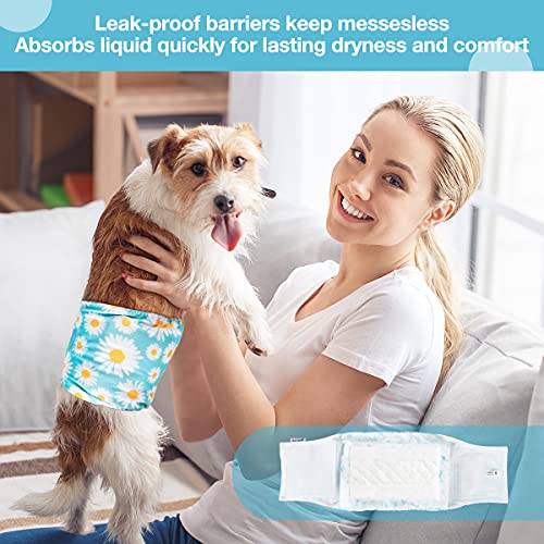 Pet Soft Dog Diaper Liners Disposable Dog Diaper Booster Pads for
