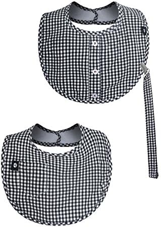 Boys' Bib Set with Pacifier Clip in Various Colors