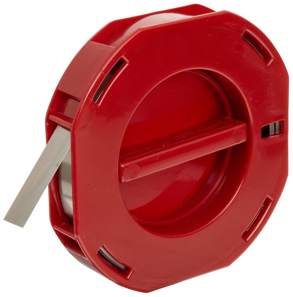 Starrett 666M-4 Thickness Feeler Gage Coil, 0.04mm Thickness, 12.7mm Width, 7.6m Length