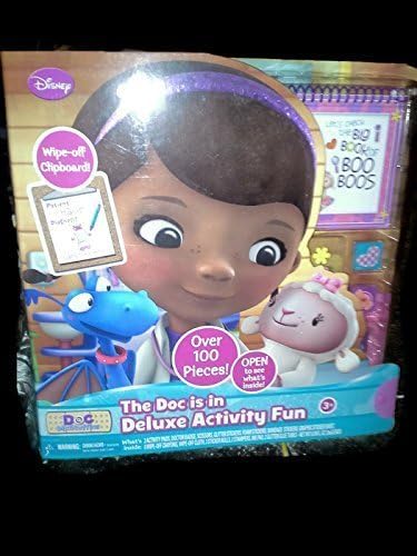 Disney Doc Mcstuffins The Doc is in Deluxe 100 Piece Activity Fun Set by Disney