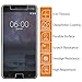ZeKing Tempered Glass Screen Protector Compatible with Nokia 6, Drop Deference [Anti Scratch][Anti-Fingerprint] Bubble Free, Lifetime Replacement Warranty - 2 Pack