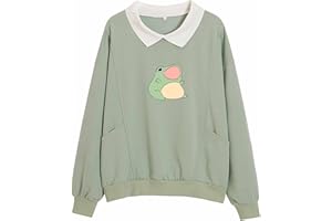 KIEKIECOO Frog Swearshirt Graphic Aesthetic Oversize Clothes Cotton Pullover Feminino Hoodies with Pocket Kawaii