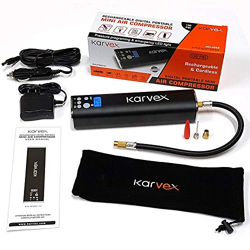 Rechargeable Digital Portable Mini Air Compressor Pump, Rechargeable Li