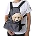 Wellver Pet Front Carrier for Small Dogs Cats Dog Carriers Front Pack,Medium,Grey
