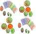 RI Novelty Make Your Own Bouncy Balls Craft Kit - (you Receive 8 Individual Kits, each Kit Makes 2 Balls)