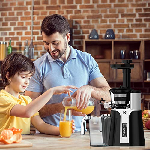 Juicer Machines, Vestaware Slow Masticating Juicer Extractor, Easy to Clean Juicer with Quiet Motor, BPA-Free Cold Press Juicer for Vegetables and Fruits - Thumbnail 6