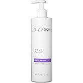 Glytone Mild Gel Exfoliating Cleanser, Pure Glycolic Acid Face Wash for Moisturizing & Rejuvenating Skin, Vegan & Fragrance-Free Face Exfoliator Scrub for All Skin Types, 13.5 fl. Oz.