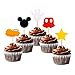 30PCS Mickey Inspired Cupcake Toppers Kids Birthday Party Cake Decoration Supplies