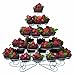Wilton 307-651 Cupcakes and More 38 Count/5-Tier Metal Dessert Stand