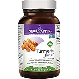 New Chapter Turmeric Supplement ONE DAILY - Turmeric Force for Inflammation Support + Supercritical Organic Turmeric + NO Black Pepper Needed + Non-GMO Ingredients - 30 Vegetarian Capsule